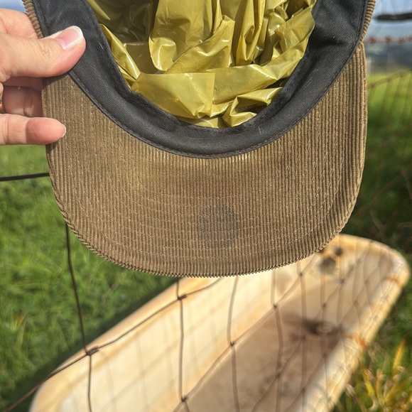 Vintage Stussy Y2K Tan Skate Corduroy 5 Panel Cap one Size - Picture 7 of 12
